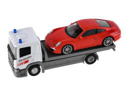 Welly odtahovka Scania P320 + Porsche 911 1:43